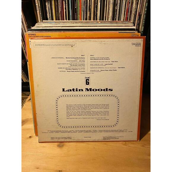 John Gary, Peter Nero, Chet Atkins – Latin Moods Vintage 33RPM VG+ AB43 - Picture 2 of 2